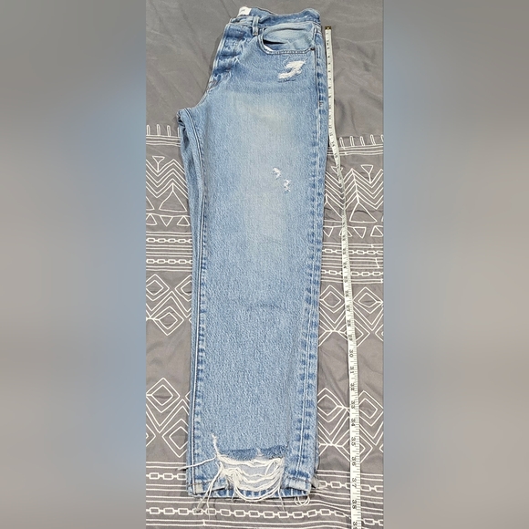 FRAME Le Original High Waisted Straight Leg Ripped Jeans Size 27 - Picture 2 of 9